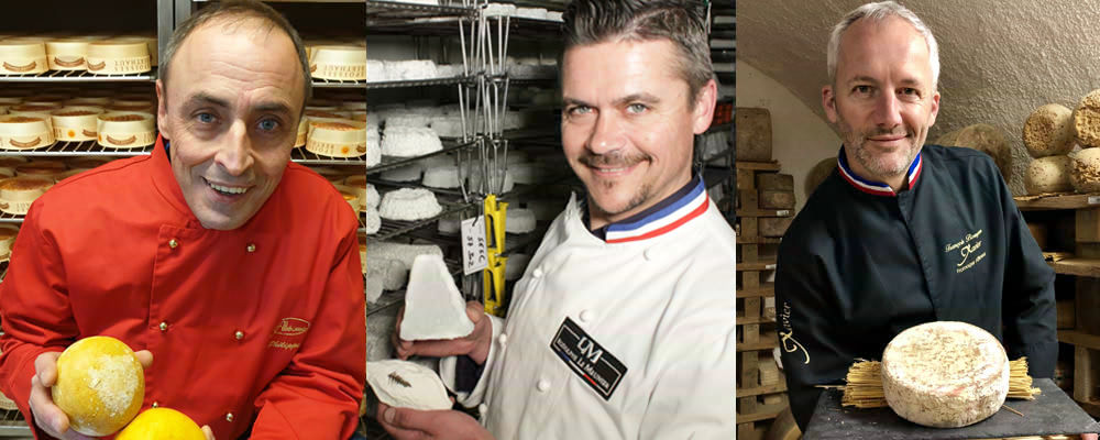 ３名のチーズ熟成士